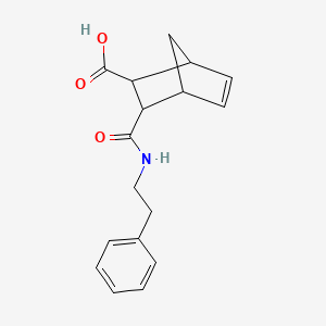 3-{[(2-phenylethyl)amino]carbonyl}bicyclo[2.2.1]hept-5-ene-2-carboxylic acid