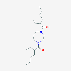 molecular formula C21H40N2O2 B4035248 1,4-bis(2-ethylhexanoyl)-1,4-diazepane 