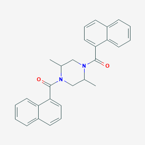 [2,5-DIMETHYL-4-(1-NAPHTHYLCARBONYL)PIPERAZINO](1-NAPHTHYL)METHANONE