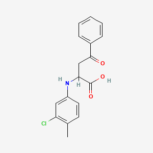 2-(3-chloro-4-methylanilino)-4-oxo-4-phenylbutanoic acid