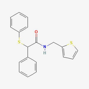 2-phenyl-2-(phenylthio)-N-(2-thienylmethyl)acetamide