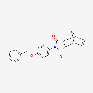 2-[4-(benzyloxy)phenyl]-3a,4,7,7a-tetrahydro-1H-4,7-methanoisoindole-1,3(2H)-dione