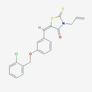 3-Allyl-5-[3-(2-chloro-benzyloxy)-benzylidene]-2-thioxo-thiazolidin-4-one