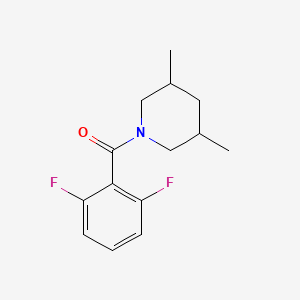 1-(2,6-difluorobenzoyl)-3,5-dimethylpiperidine