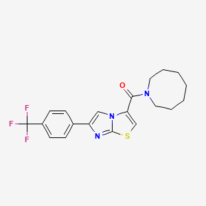 3-(1-azocanylcarbonyl)-6-[4-(trifluoromethyl)phenyl]imidazo[2,1-b][1,3]thiazole