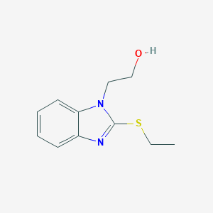 2-[2-(ethylsulfanyl)-1H-benzimidazol-1-yl]ethanol