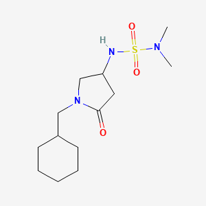 N'-[1-(cyclohexylmethyl)-5-oxo-3-pyrrolidinyl]-N,N-dimethylsulfamide