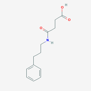 3-[(3-PHENYLPROPYL)CARBAMOYL]PROPANOIC ACID