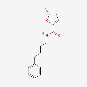 molecular formula C16H19NO2 B4035548 5-methyl-N-(4-phenylbutyl)furan-2-carboxamide 