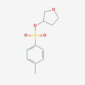 molecular formula C11H14O4S B040356 Tetrahydrofuran-3-yl 4-methylbenzenesulfonate CAS No. 112052-11-6