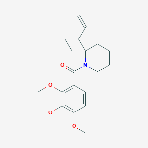 2,2-diallyl-1-(2,3,4-trimethoxybenzoyl)piperidine