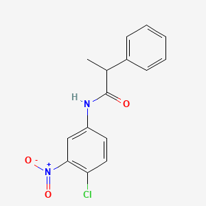 N-(4-chloro-3-nitrophenyl)-2-phenylpropanamide