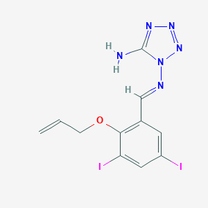 N-[2-(allyloxy)-3,5-diiodobenzylidene]-N-(5-amino-1H-tetraazol-1-yl)amine