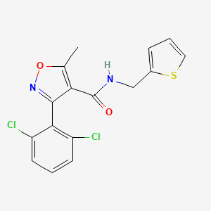 3-(2,6-dichlorophenyl)-5-methyl-N-(2-thienylmethyl)-4-isoxazolecarboxamide