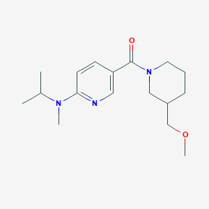 N-isopropyl-5-{[3-(methoxymethyl)-1-piperidinyl]carbonyl}-N-methyl-2-pyridinamine