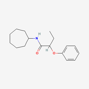 N-cycloheptyl-2-phenoxybutanamide