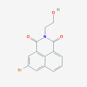 5-bromo-2-(2-hydroxyethyl)-1H-benzo[de]isoquinoline-1,3(2H)-dione