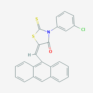 5-Anthracen-9-ylmethylene-3-(3-chloro-phenyl)-2-thioxo-thiazolidin-4-one