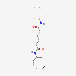 molecular formula C22H40N2O2 B4035901 N,N'-dicyclooctylhexanediamide 