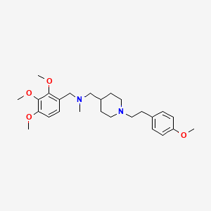 molecular formula C26H38N2O4 B4035911 ({1-[2-(4-methoxyphenyl)ethyl]-4-piperidinyl}methyl)methyl(2,3,4-trimethoxybenzyl)amine 