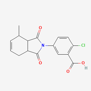 2-chloro-5-(4-methyl-1,3-dioxo-1,3,3a,4,7,7a-hexahydro-2H-isoindol-2-yl)benzoic acid