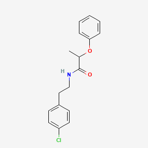 N-[2-(4-chlorophenyl)ethyl]-2-phenoxypropanamide