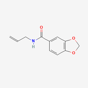 molecular formula C11H11NO3 B4036063 N-allyl-1,3-benzodioxole-5-carboxamide CAS No. 64654-11-1