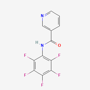 N-(pentafluorophenyl)nicotinamide