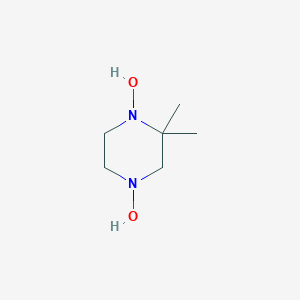molecular formula C6H14N2O2 B040361 1,4-二羟基-2,2-二甲基哌嗪 CAS No. 118176-37-7