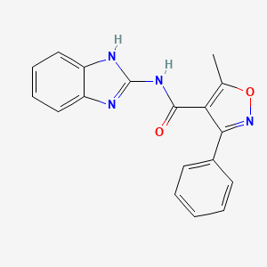 N-1H-benzimidazol-2-yl-5-methyl-3-phenyl-4-isoxazolecarboxamide