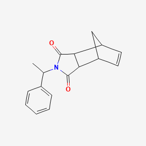 2-(1-phenylethyl)-3a,4,7,7a-tetrahydro-1H-4,7-methanoisoindole-1,3(2H)-dione