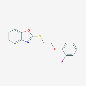 2-(2-Benzoxazol-2-ylthioethoxy)-1-fluorobenzene