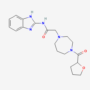 N-1H-benzimidazol-2-yl-2-[4-(tetrahydrofuran-2-ylcarbonyl)-1,4-diazepan-1-yl]acetamide