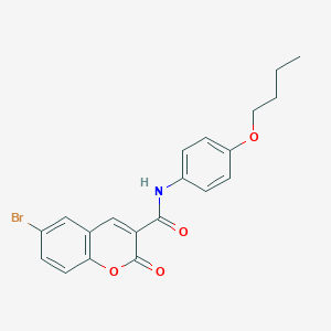 6-bromo-N-(4-butoxyphenyl)-2-oxo-2H-chromene-3-carboxamide