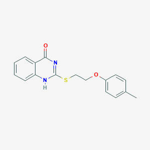 molecular formula C17H16N2O2S B403619 2-[2-(4-methylphenoxy)ethylsulfanyl]-1H-quinazolin-4-one 