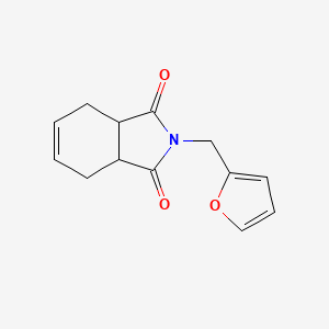 molecular formula C13H13NO3 B4036206 2-(furan-2-ylmethyl)-3a,4,7,7a-tetrahydro-1H-isoindole-1,3(2H)-dione 