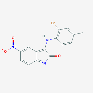 3-(2-bromo-4-methylanilino)-5-nitroindol-2-one