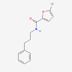 5-bromo-N-(3-phenylpropyl)furan-2-carboxamide