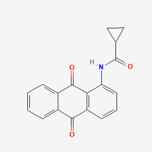 N-(9,10-dioxo-9,10-dihydro-1-anthracenyl)cyclopropanecarboxamide