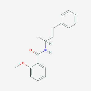 molecular formula C18H21NO2 B4036403 2-methoxy-N-(4-phenylbutan-2-yl)benzamide 