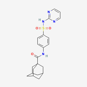 N-{4-[(2-pyrimidinylamino)sulfonyl]phenyl}-1-adamantanecarboxamide