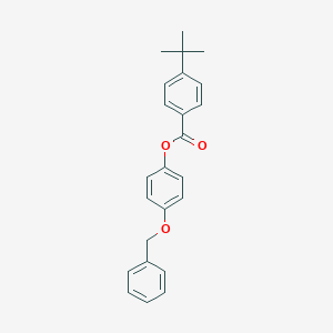 molecular formula C24H24O3 B403643 4-(Benzyloxy)phenyl 4-tert-butylbenzoate 