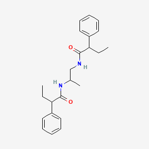 N,N'-propane-1,2-diylbis(2-phenylbutanamide)