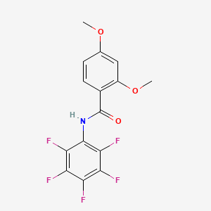 2,4-dimethoxy-N-(pentafluorophenyl)benzamide