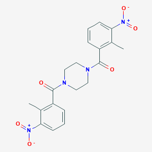 1,4-Bis{3-nitro-2-methylbenzoyl}piperazine