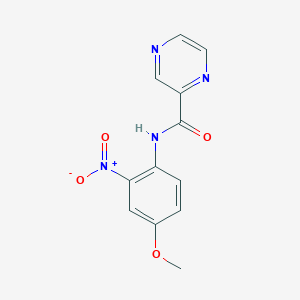 N-(4-methoxy-2-nitrophenyl)pyrazine-2-carboxamide