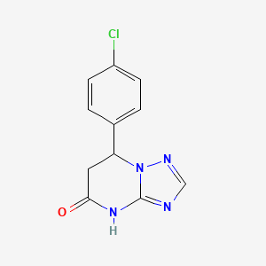 7-(4-chlorophenyl)-6,7-dihydro[1,2,4]triazolo[1,5-a]pyrimidin-5(4H)-one