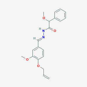 N'-[4-(allyloxy)-3-methoxybenzylidene]-2-methoxy-2-phenylacetohydrazide