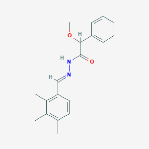 2-methoxy-2-phenyl-N'-(2,3,4-trimethylbenzylidene)acetohydrazide