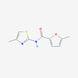 5-methyl-N-(4-methyl-1,3-thiazol-2-yl)-2-furamide